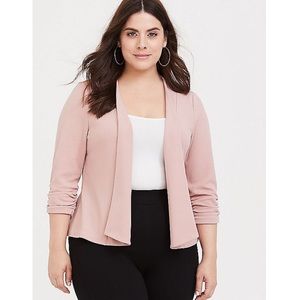 Pink Drape Blazer